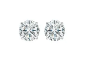 14KW Diamond Stud Earrings w/ 0.25 ctw