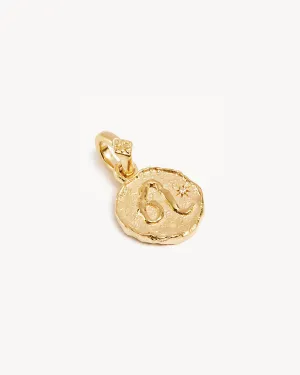 18k Gold Vermeil Cosmic Love Zodiac Annex Link Pendant - Leo