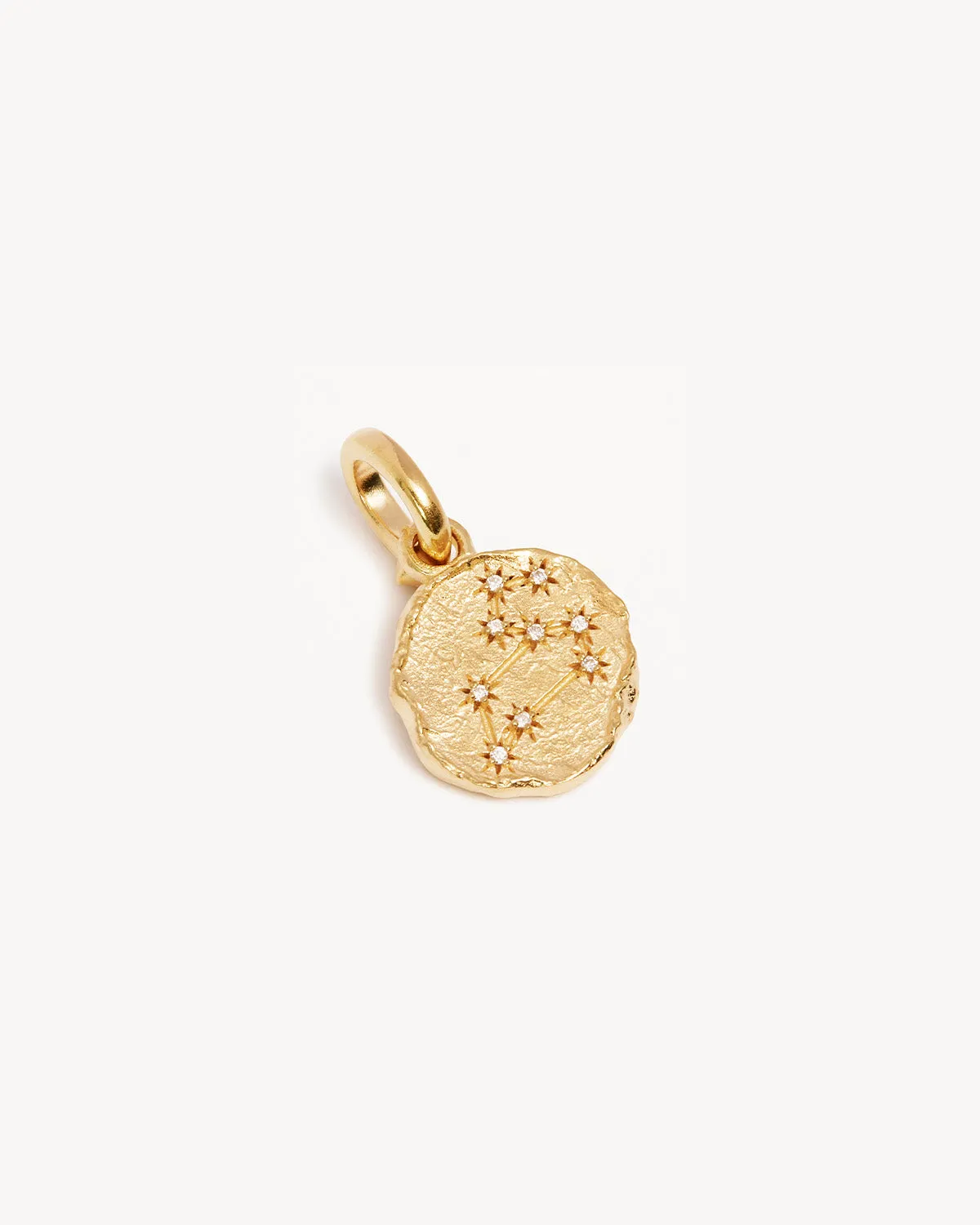 18k Gold Vermeil Cosmic Love Zodiac Annex Link Pendant - Leo