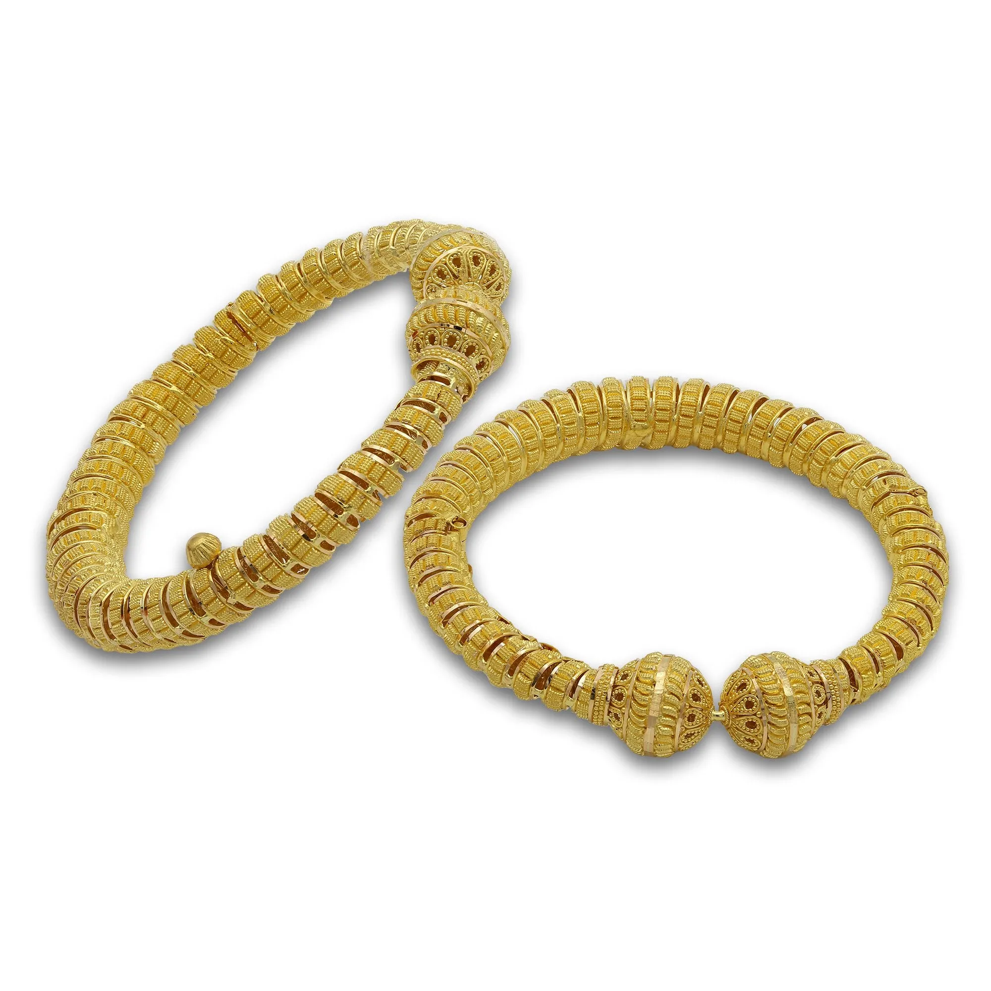 22K Gold 2 Piece Bangles