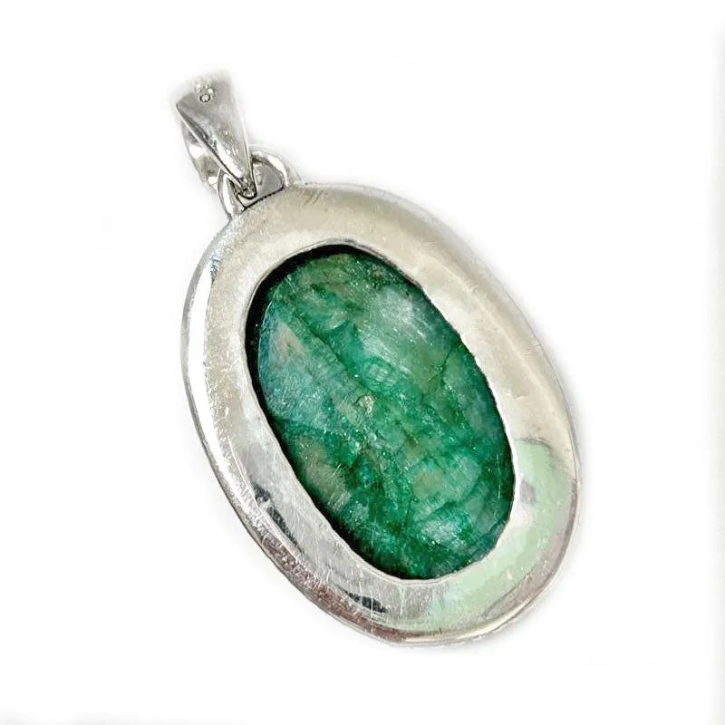 Arjun Emerald Quartz Boho Pendant