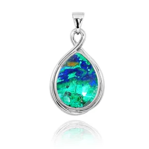 Azurite Malachite  Pendant