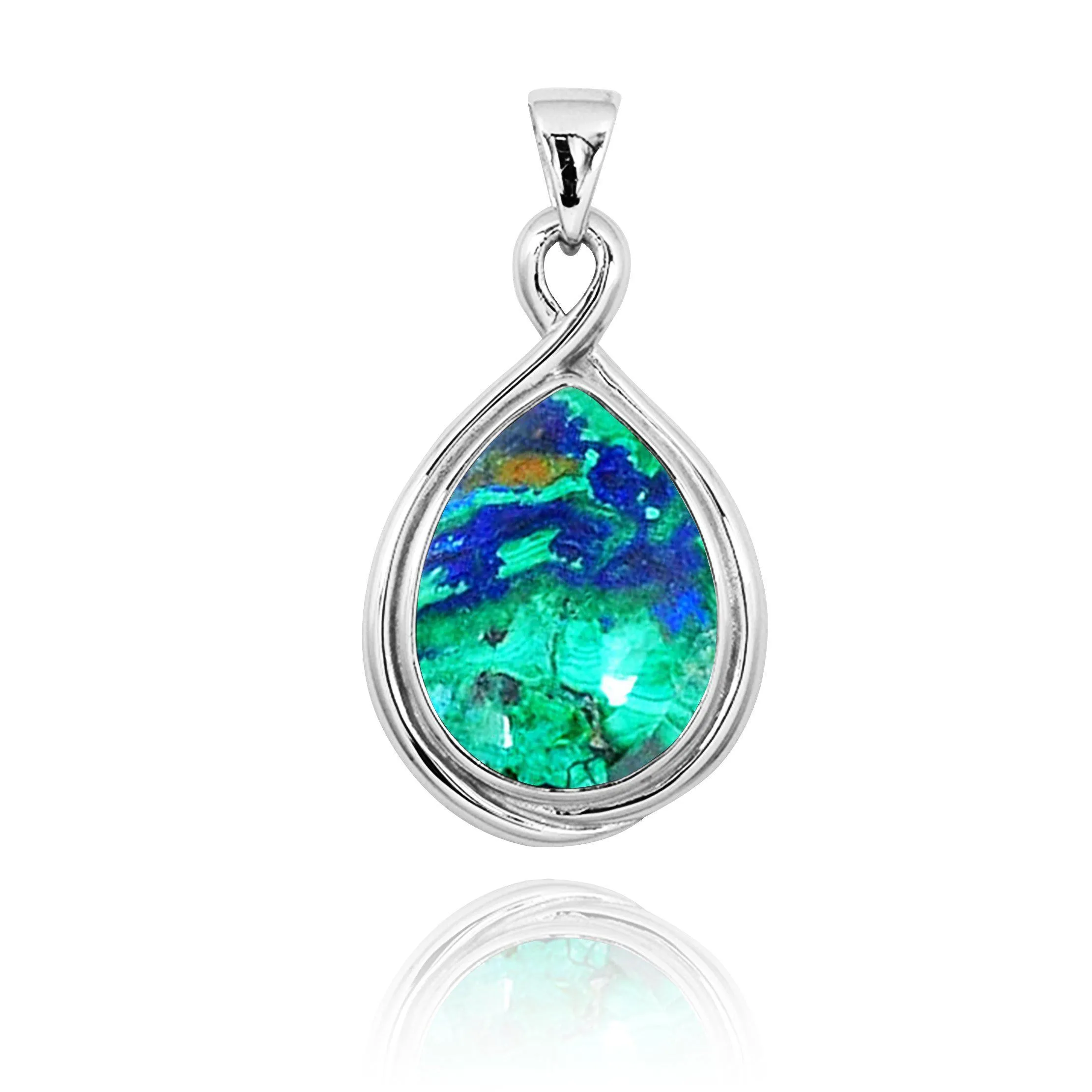 Azurite Malachite  Pendant