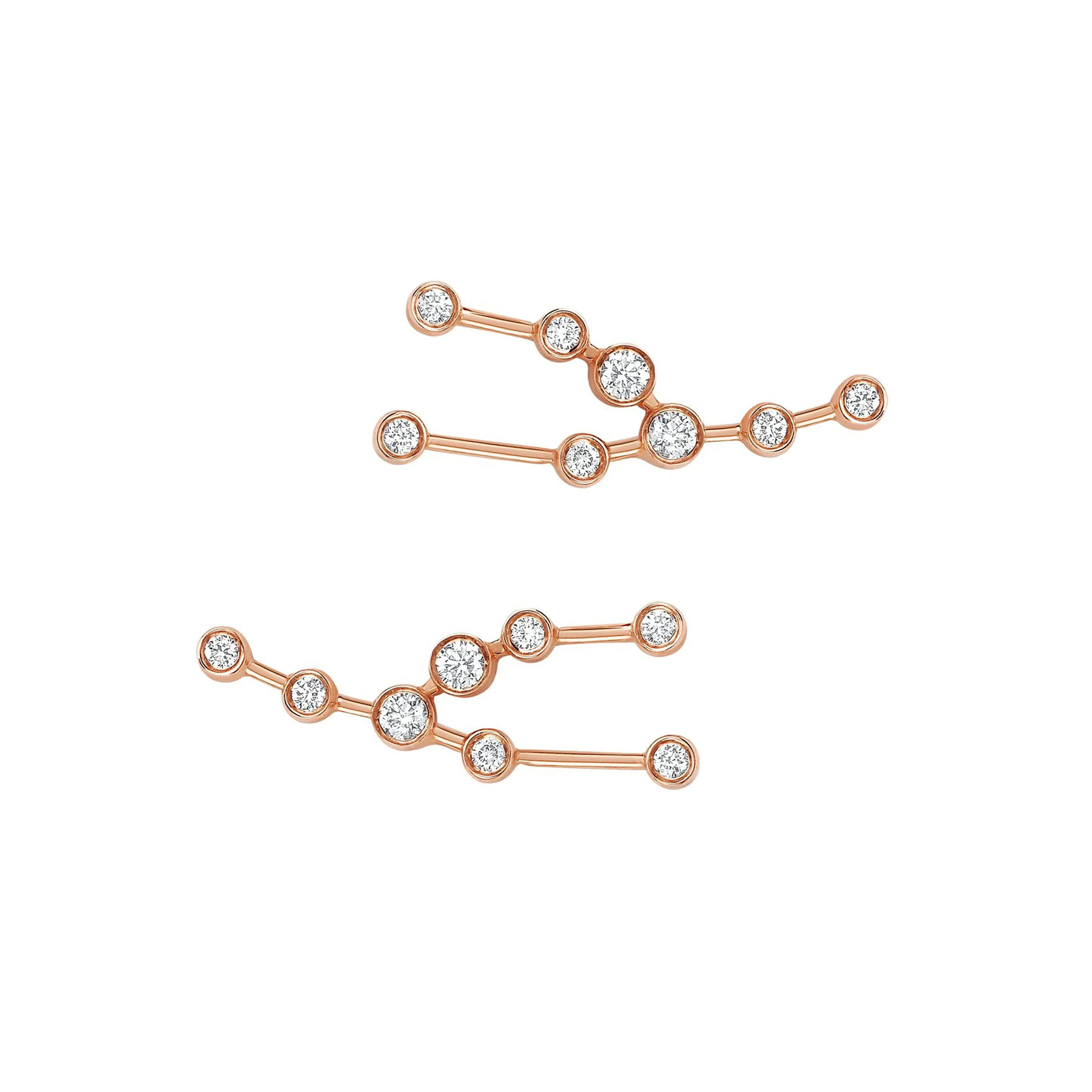 Baby Taurus Diamond Constellation Studs