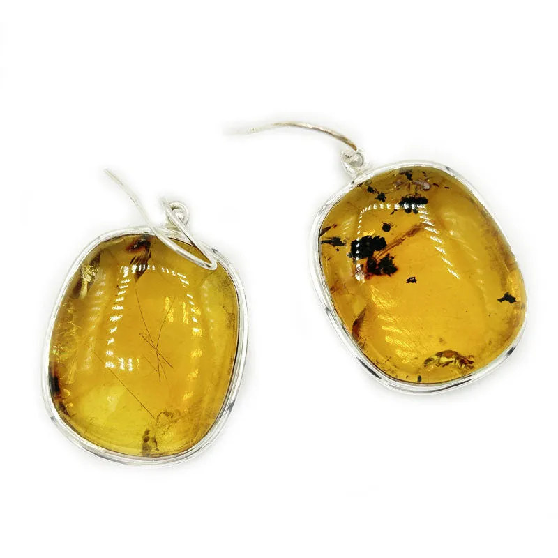 Bartley Amber Boho Earrings A