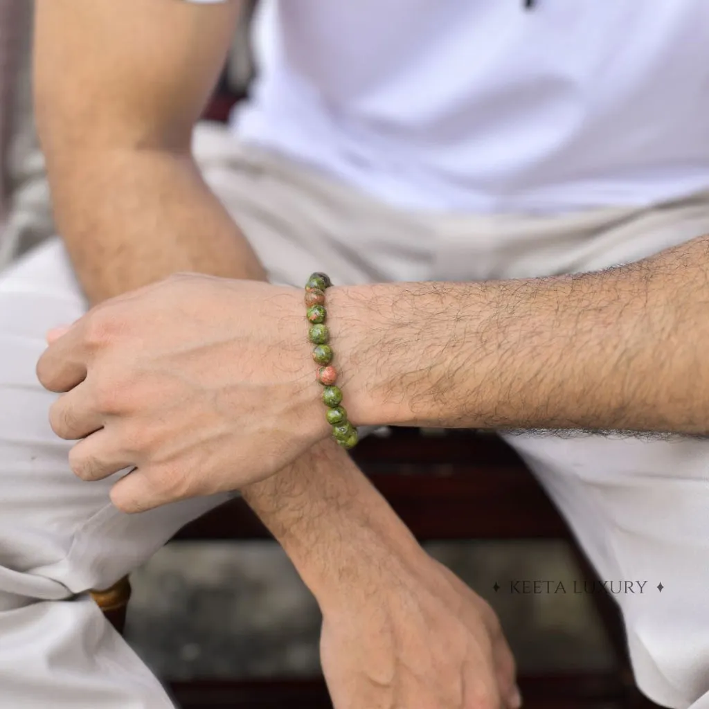 Basic - Unakite Jasper Bracelet