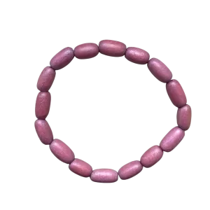 Berry Oval Wood 10x6mm Bracelet