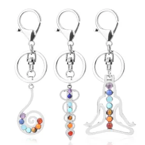 Chakra Healing Keychain