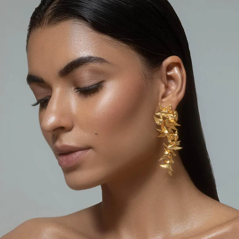 Concordia Earrings - Gold Plated