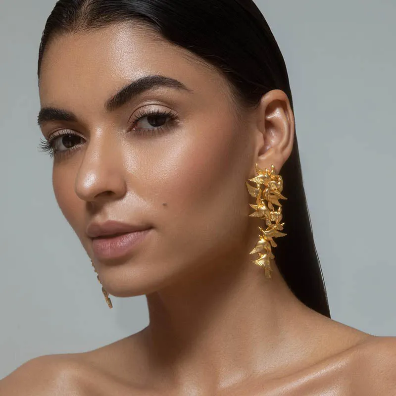 Concordia Earrings - Gold Plated