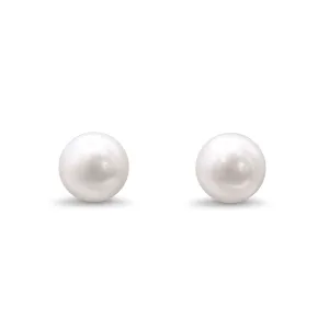 Cultured Pearl studs - 18ct White Gold