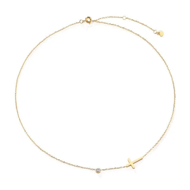 Dainty Cross Bracelet