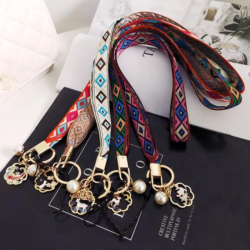 Ethnic Pattern Phone Lanyard