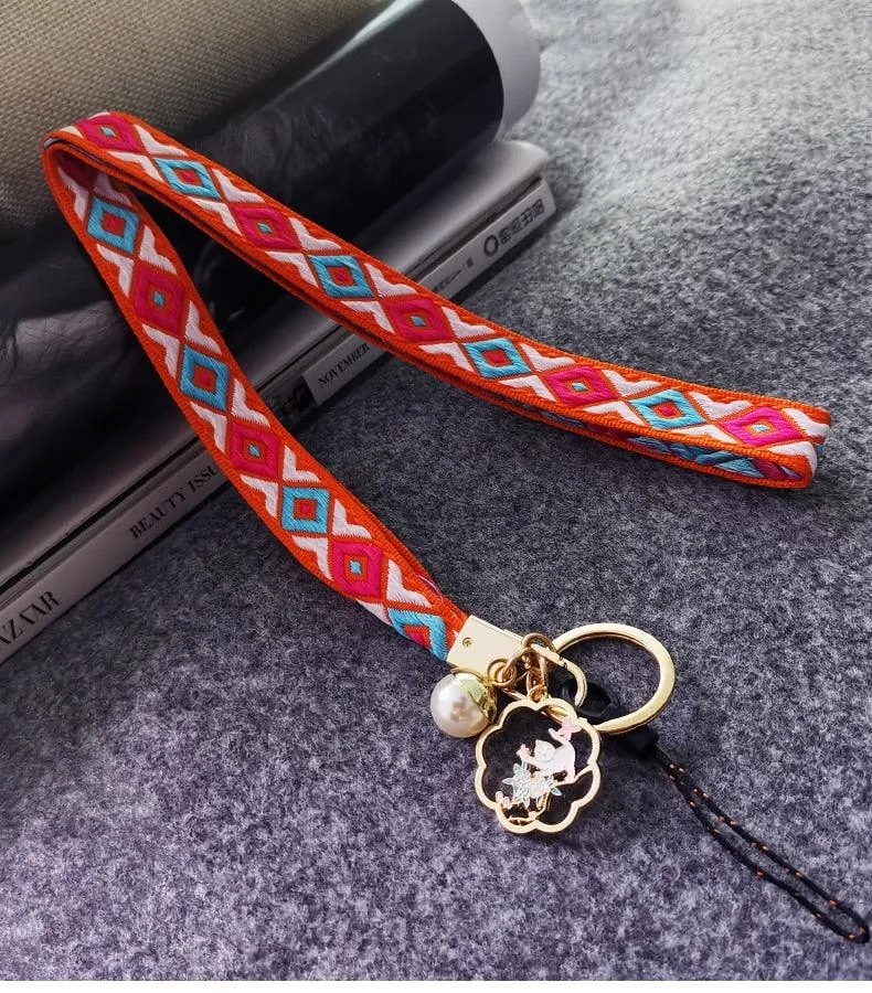 Ethnic Pattern Phone Lanyard