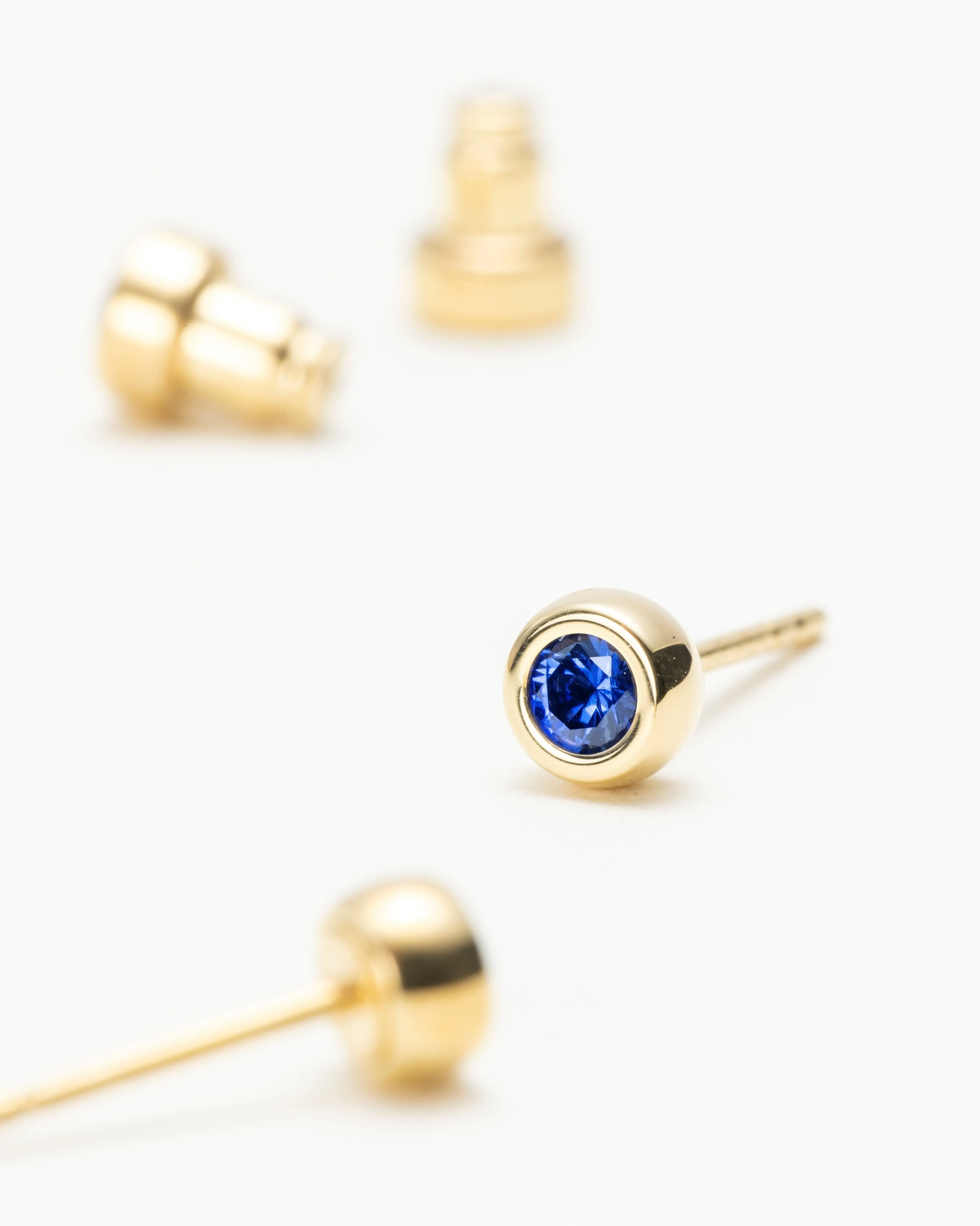 Gala Blue Sapphire Studs