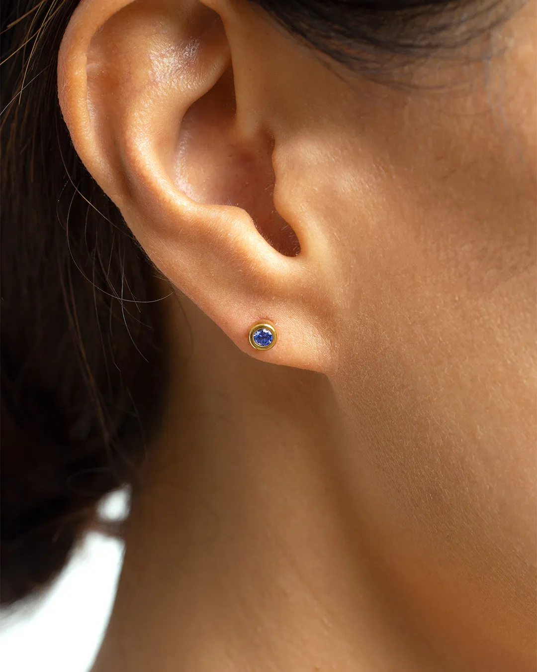 Gala Blue Sapphire Studs