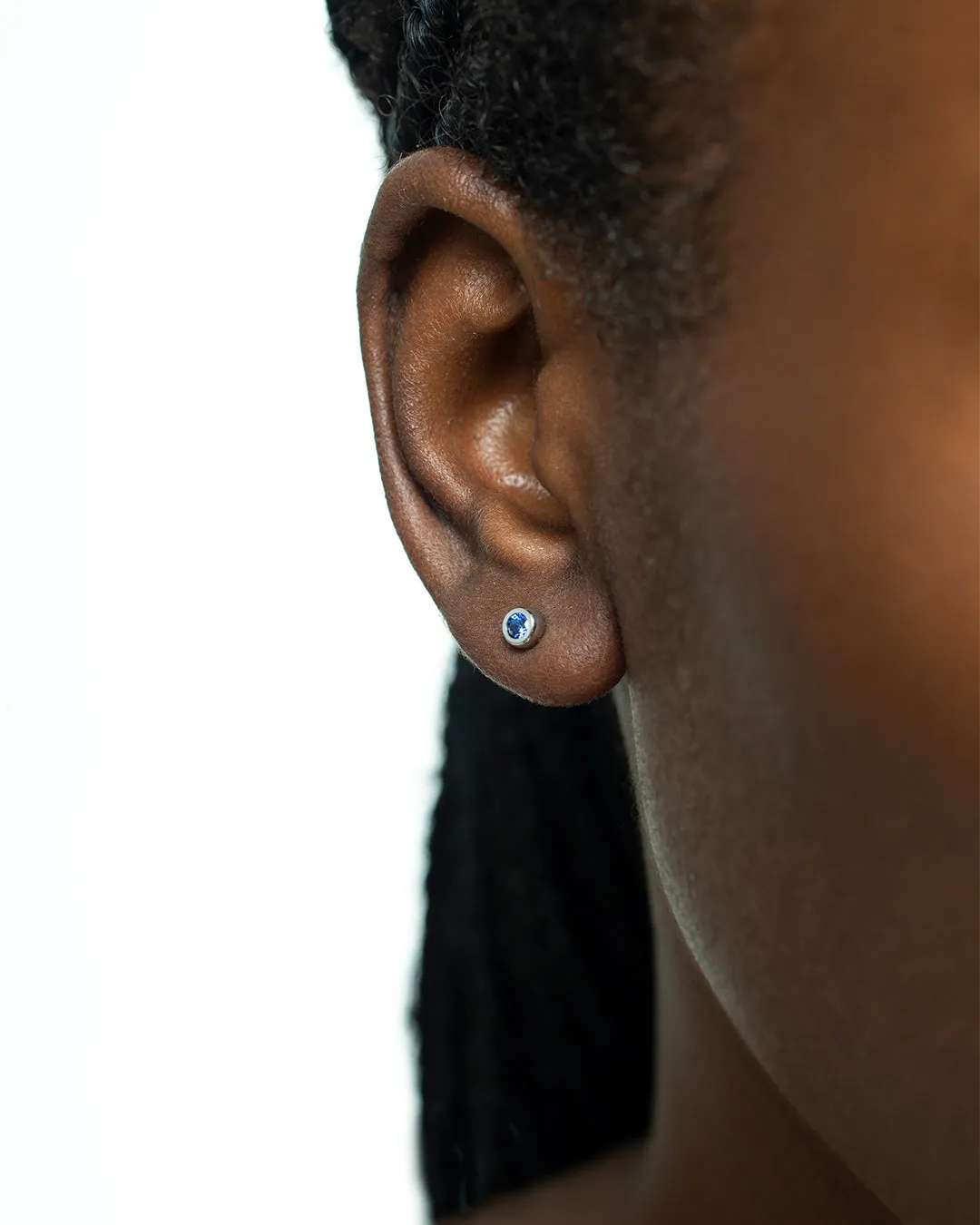 Gala Blue Sapphire Studs