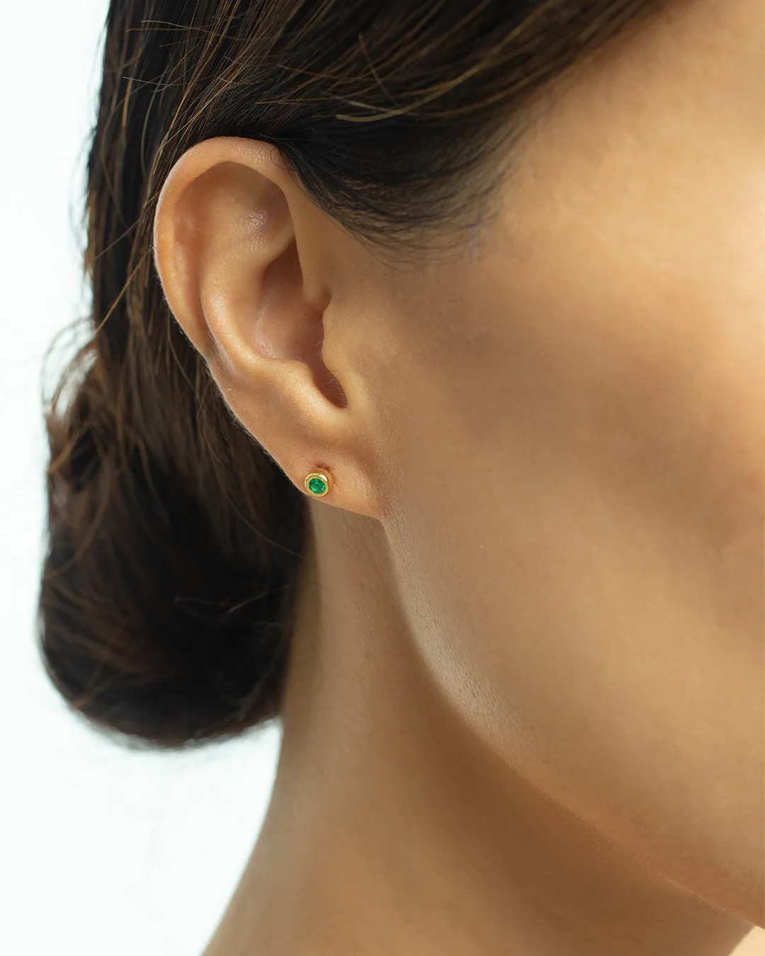 Gala Emerald Studs