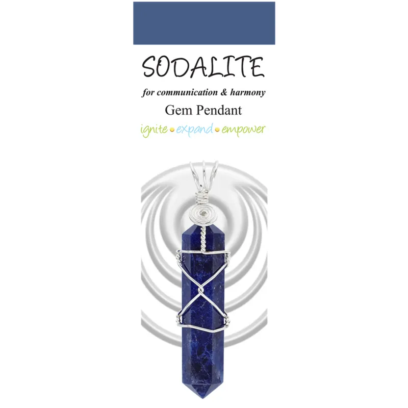 Gem Pendant Sodalite