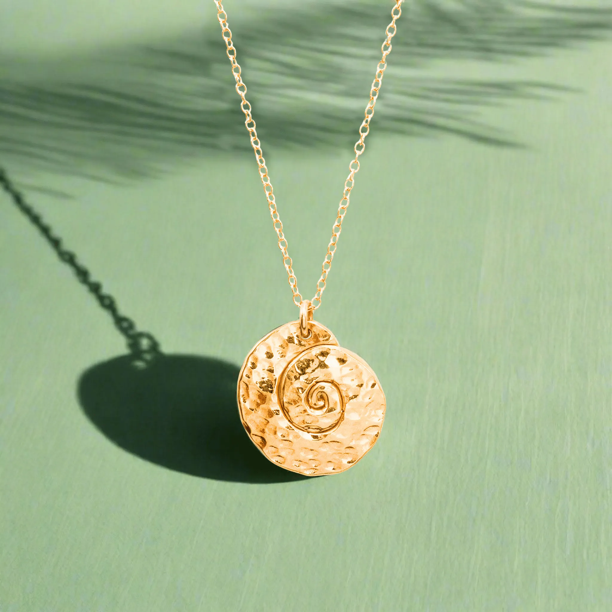 Gilded Nautilus Medallion