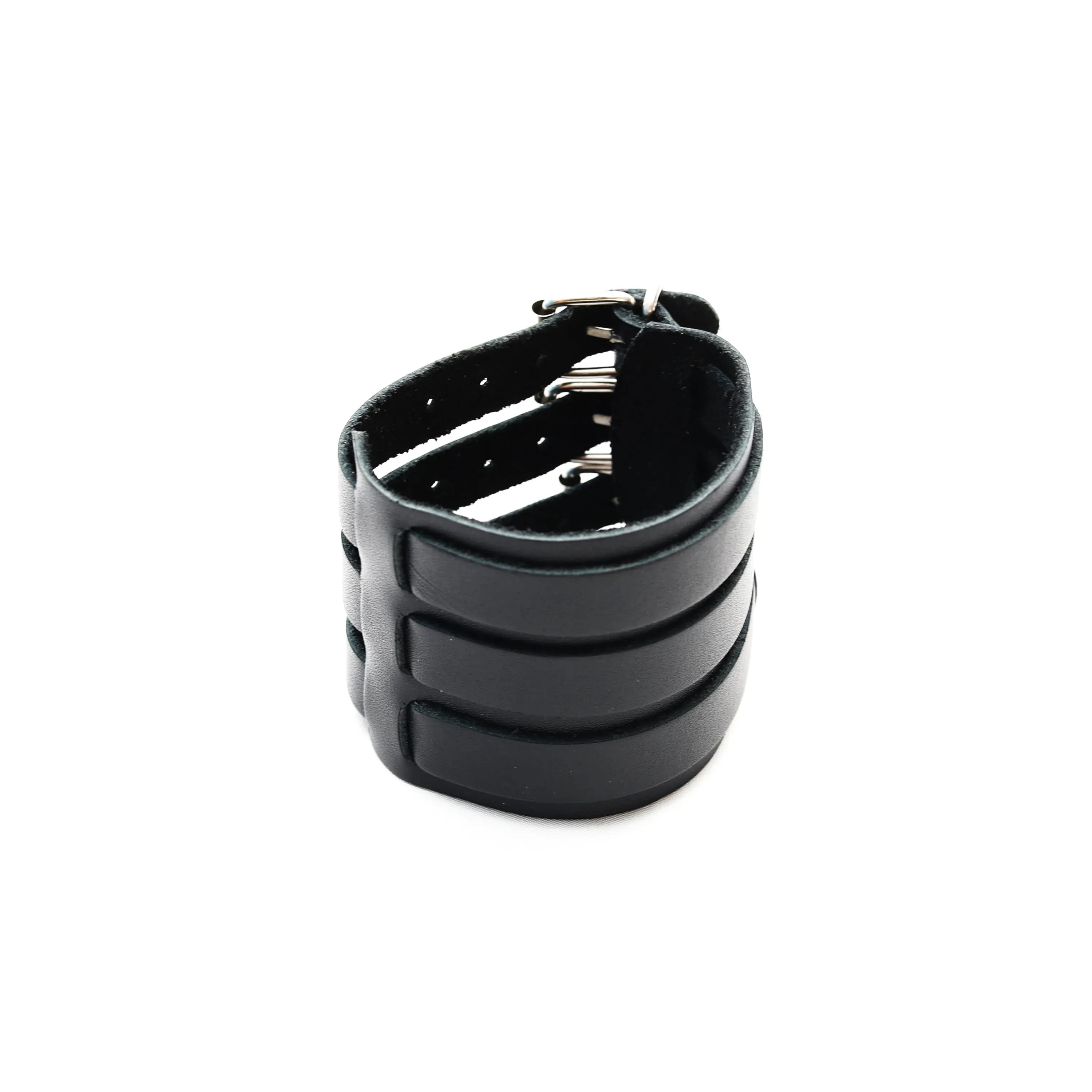 Jayce Triple Strap Leather Cuff