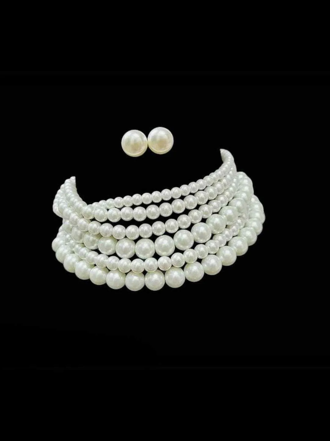 Kangana Ranaut Inspired Multilayered Fresh Water Pearl Necklace