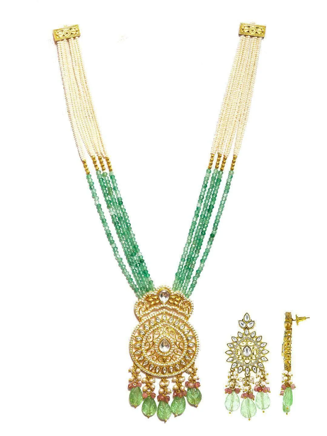 Kundan And Semi Precious Royal Haar