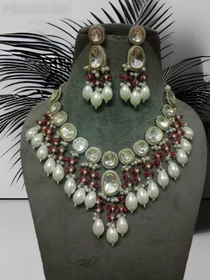 Kundan Crux Necklace