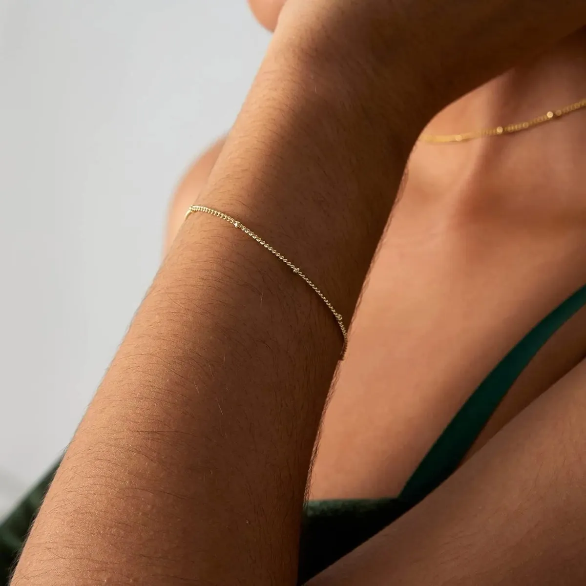 Kyerlyn 14K Gold Satellite Bracelets