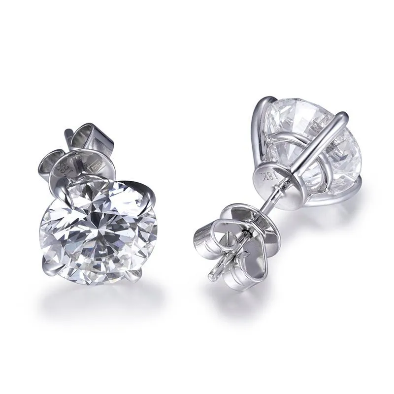 Lab Diamond Stud Earrings