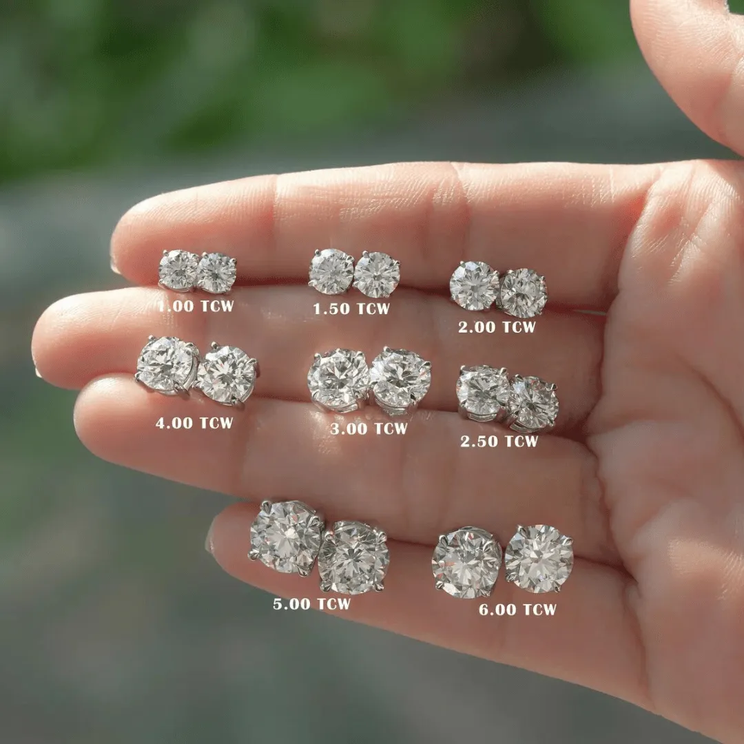 Lab Grown Diamond Stud Earrings