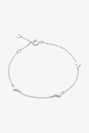 LIBERTE Mariel Heart Bracelet SILVER