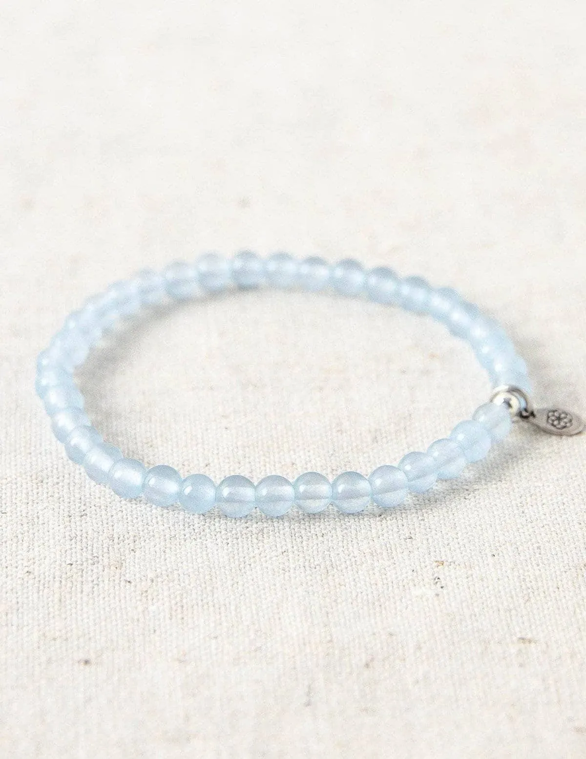 Light Blue Jade Mini Gemstone Bracelet