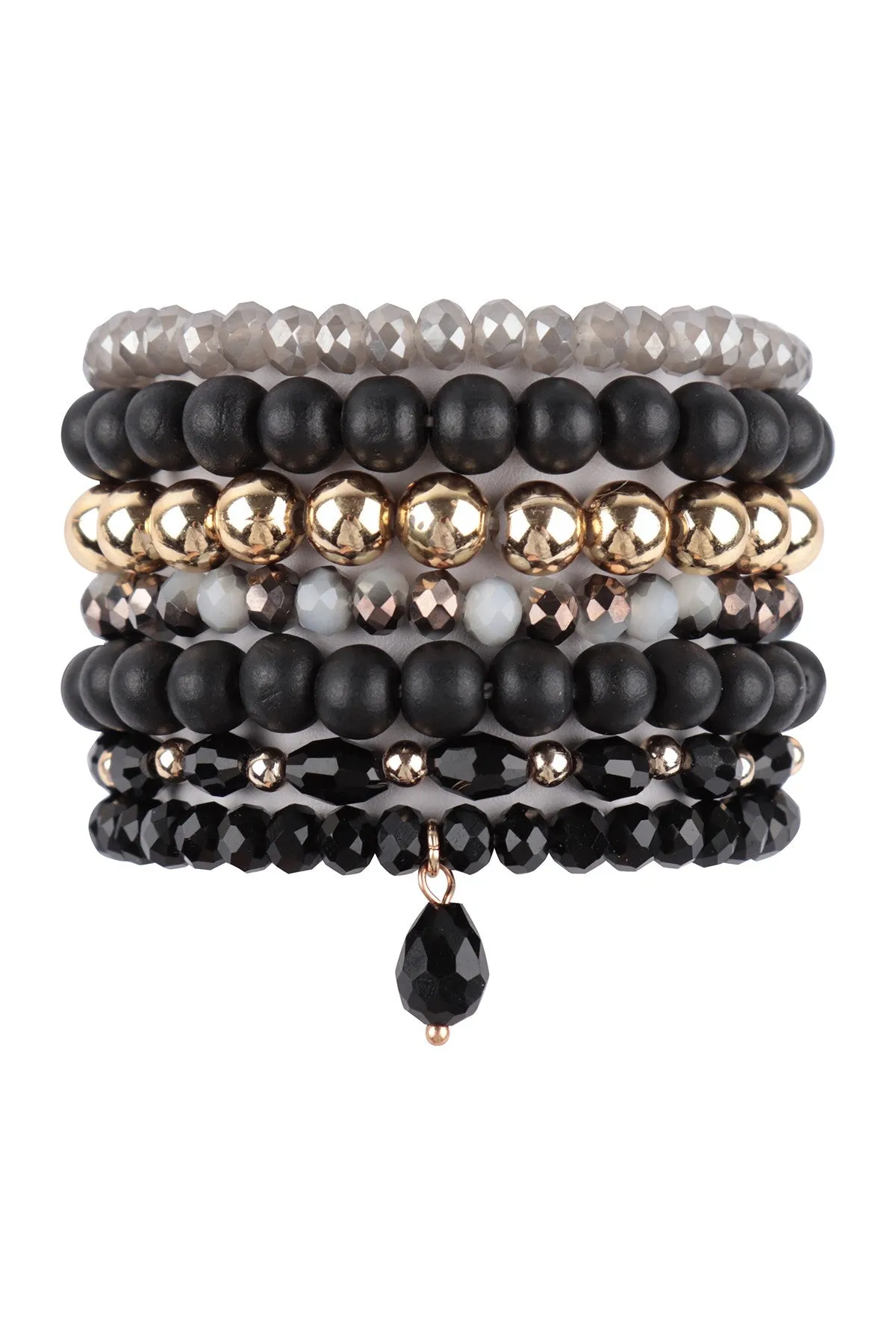 Lourdes Bracelet Set - Black