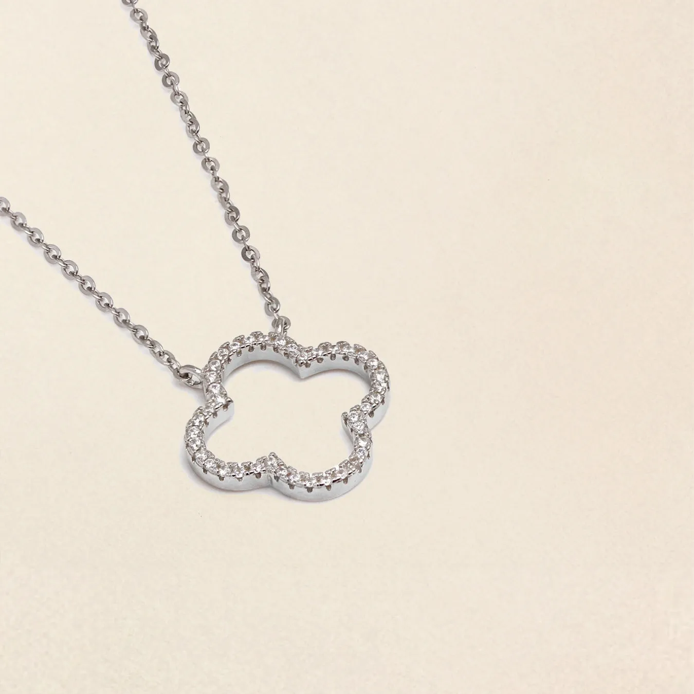 Luck of Love Necklace - Sterling Silver