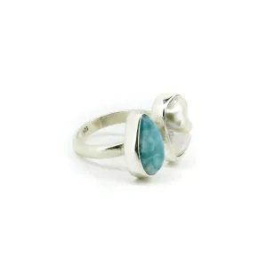 Medium Larimar Baroque Ring