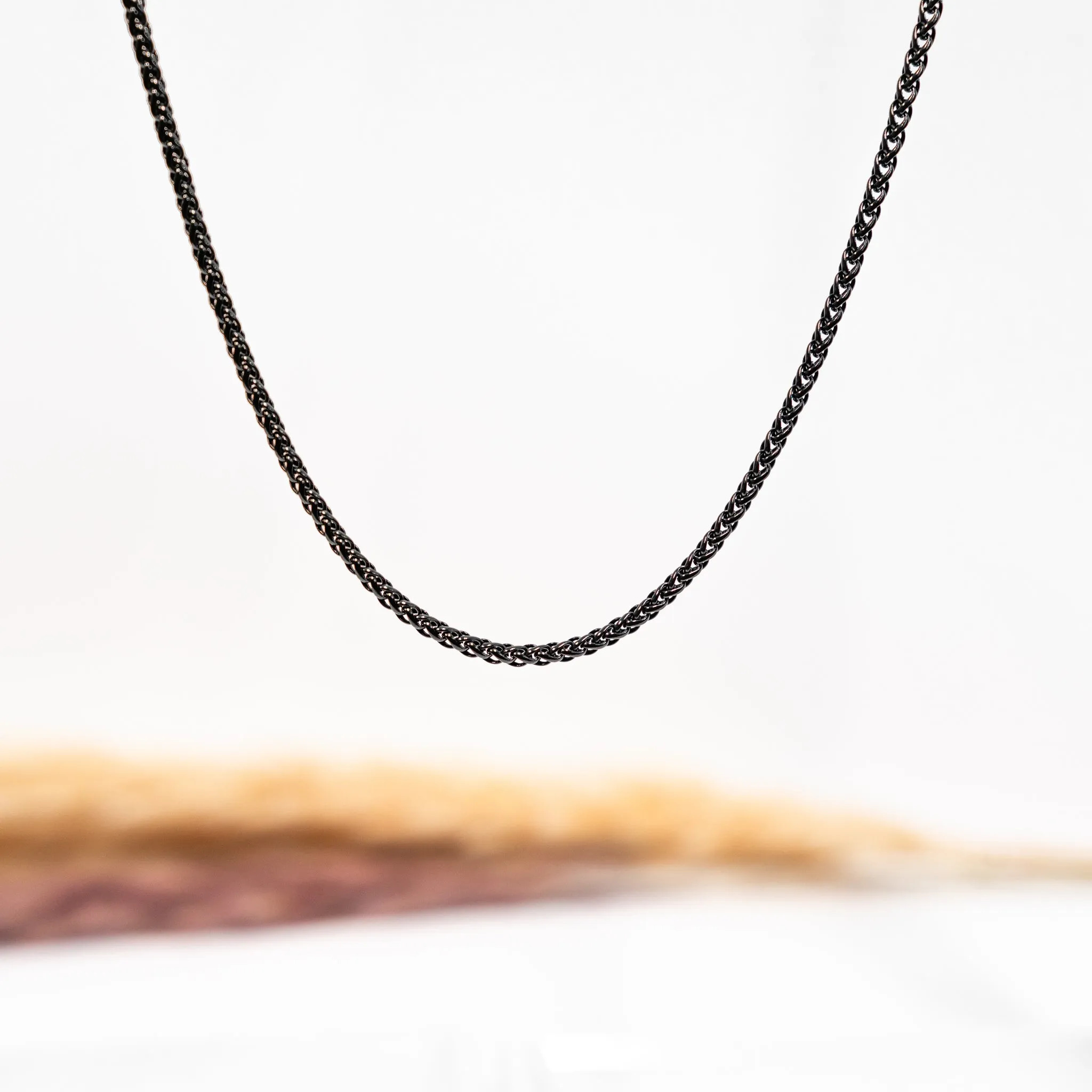 Mens Essential Wheat Chain Necklace