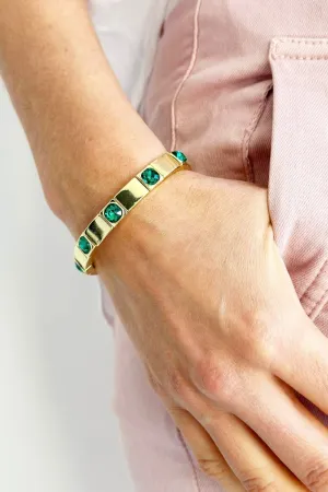 *NEW Queenie Bracelet gold/green