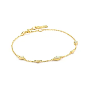 Opal Color Gold Bracelet