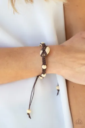 Paparazzi Bracelet ~ The Road KNOT Taken - Brown