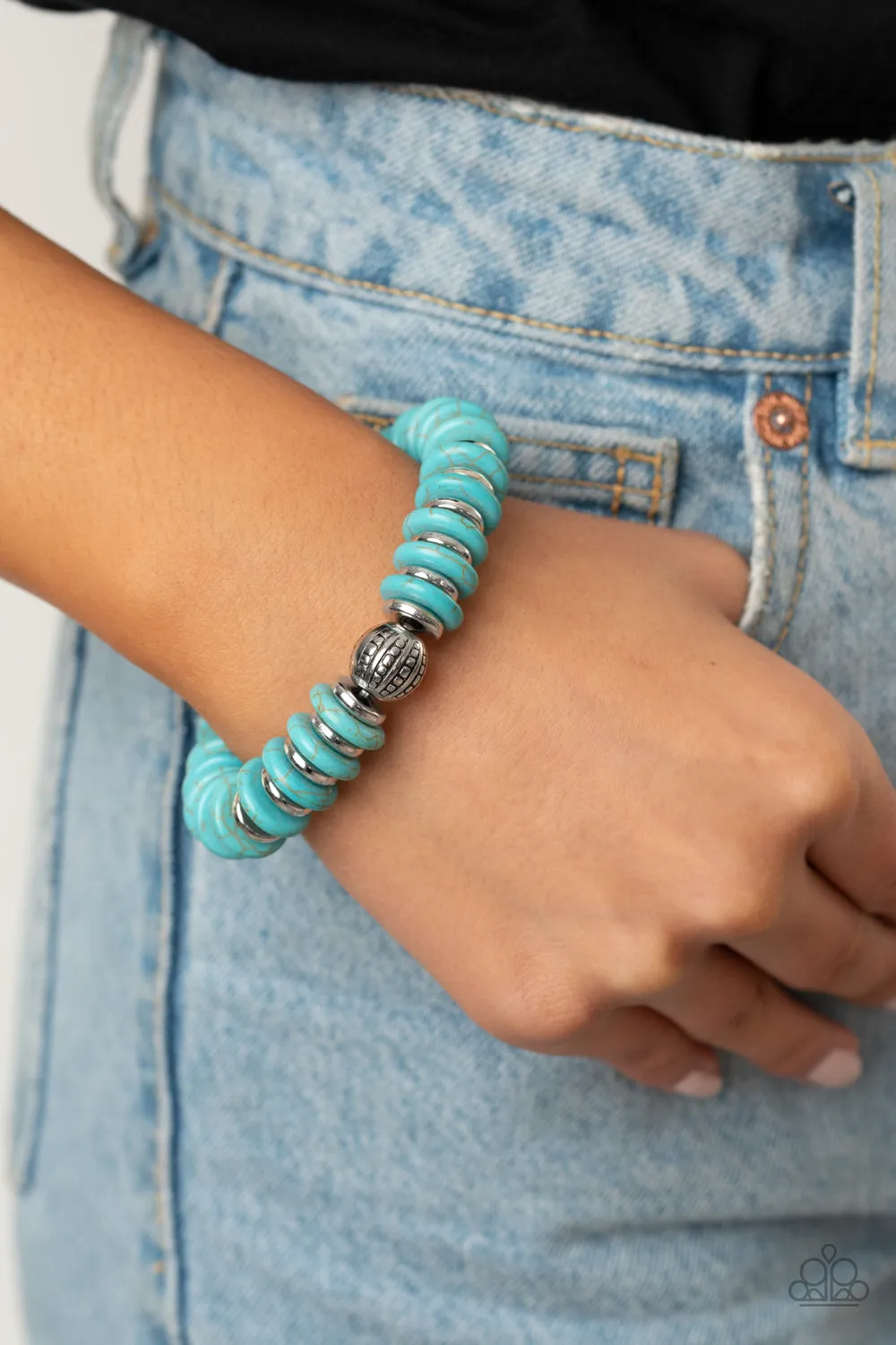 Paparazzi Eco Experience - Blue Bracelet