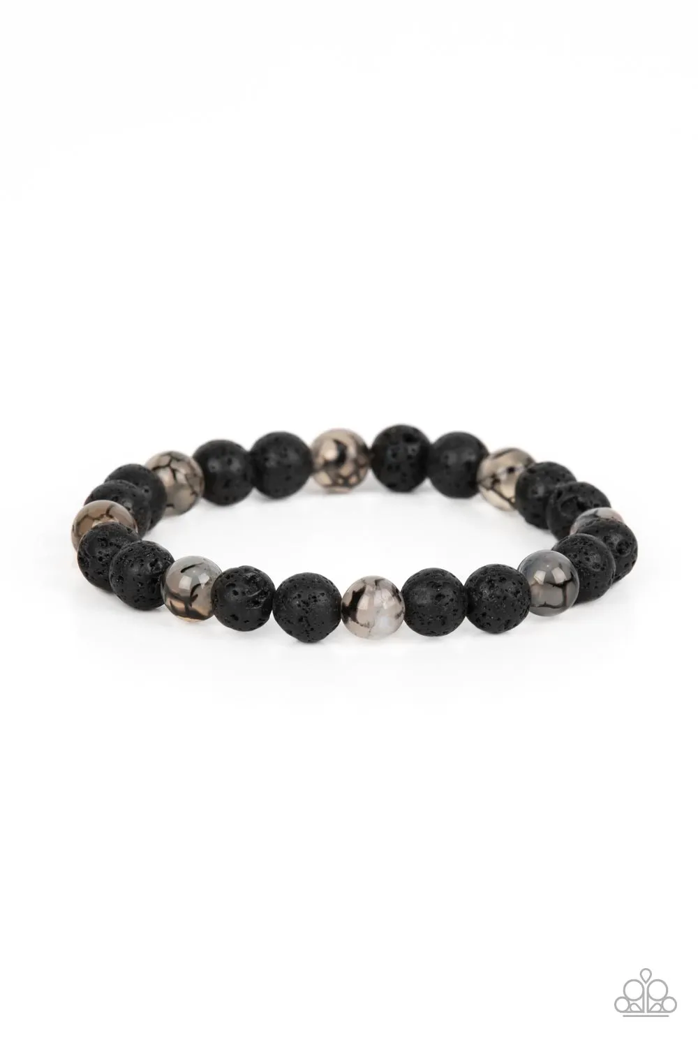 PAPARAZZI Molten Mogul - Black BRACELETS