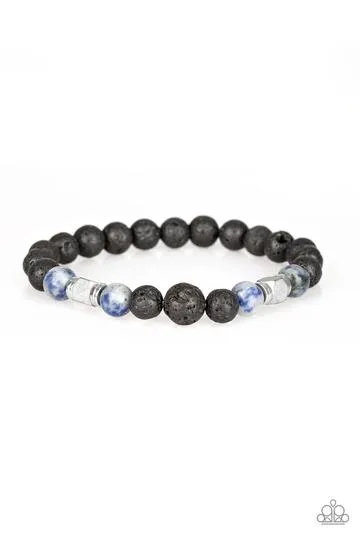 PAPARAZZI Strength Blue Urban Bracelets