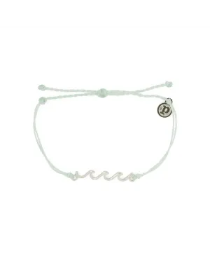 Pura Vida Delicate Wave Silver Bracelet