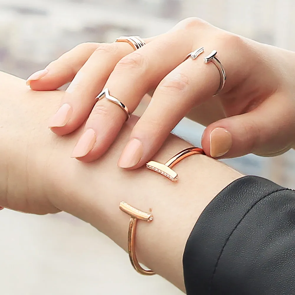 Silver Cuff Ring