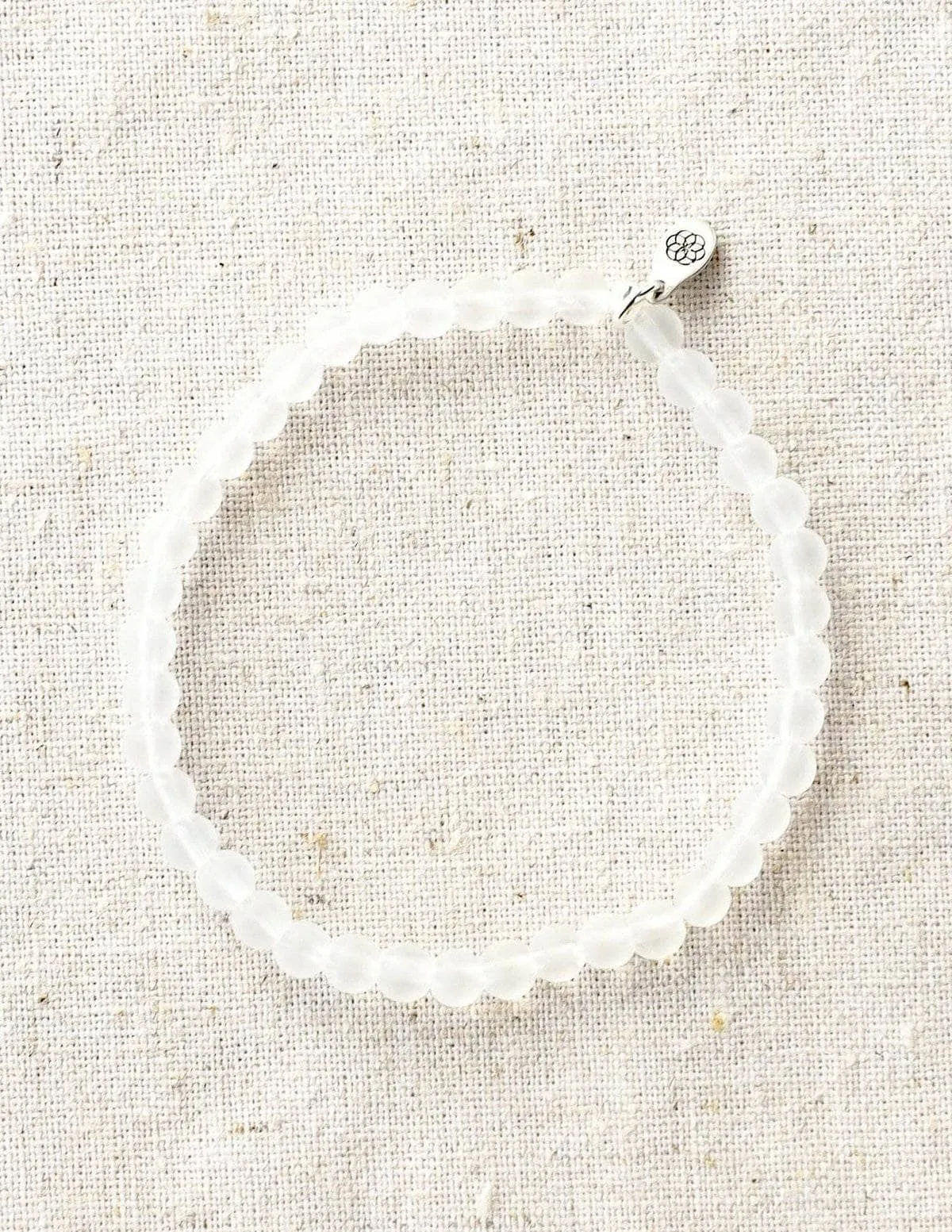 Snow Quartz Mini Gemstone Bracelet