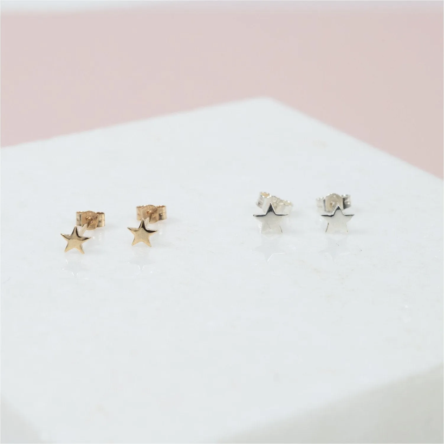 Soho Gold Vermeil Star Stud Earrings