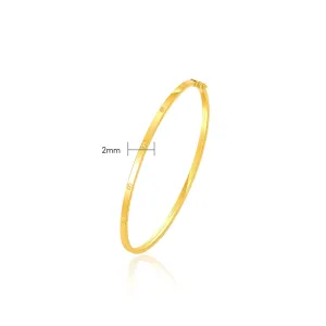 TAKA Jewellery 916 Gold Round Shaped Bangle