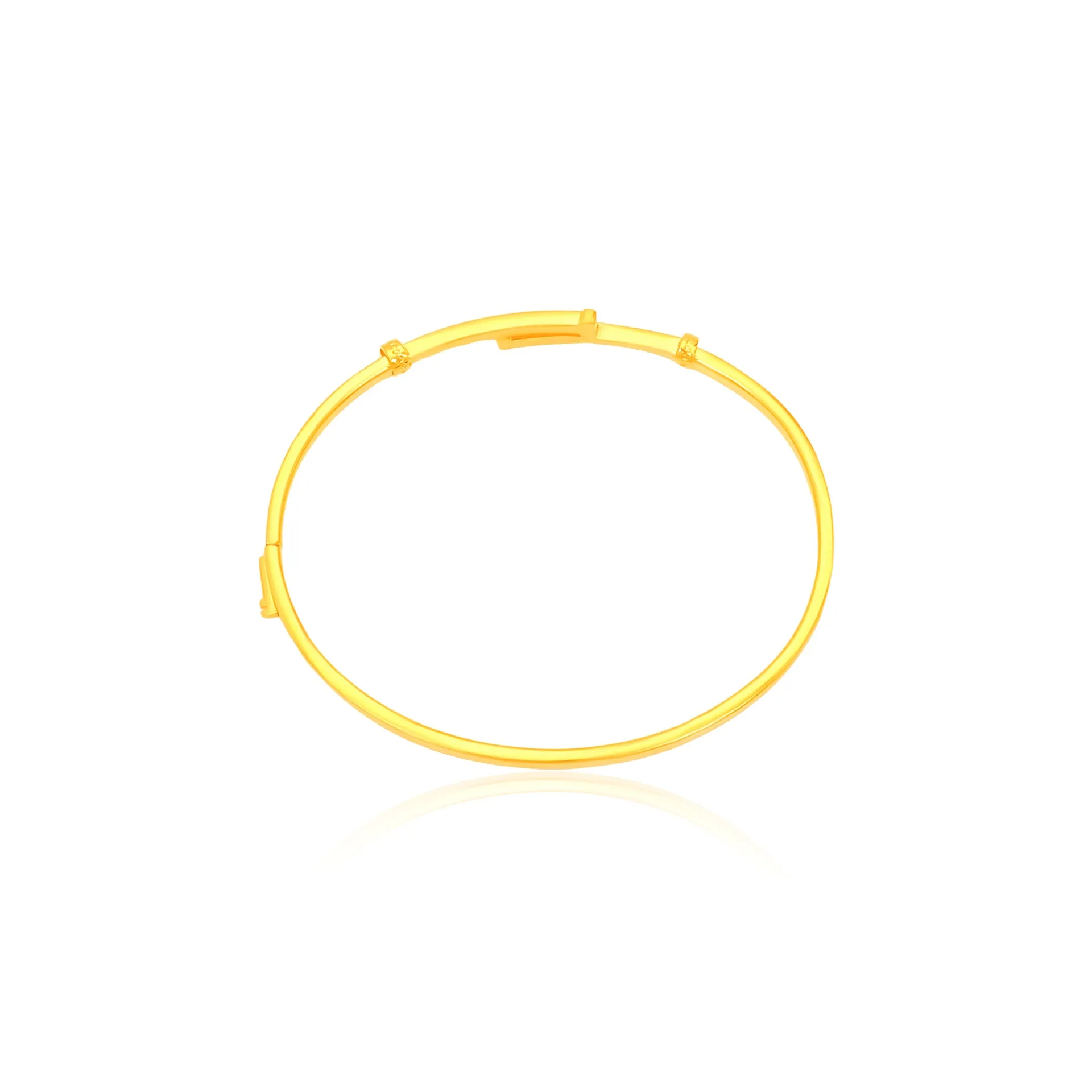 TAKA Jewellery 999 Pure Gold 5G Bangle