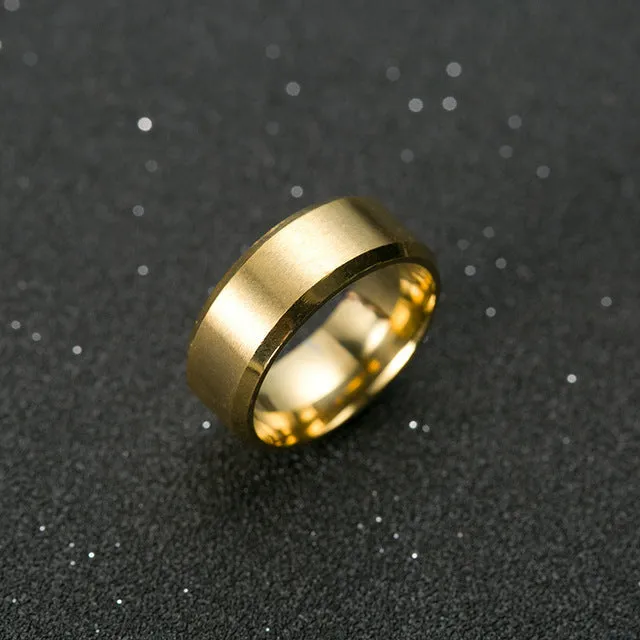 Titanium Black Luxury Ring